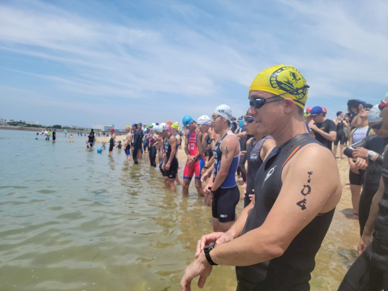 第1回チャレンジトライアスロン in 二色の浜